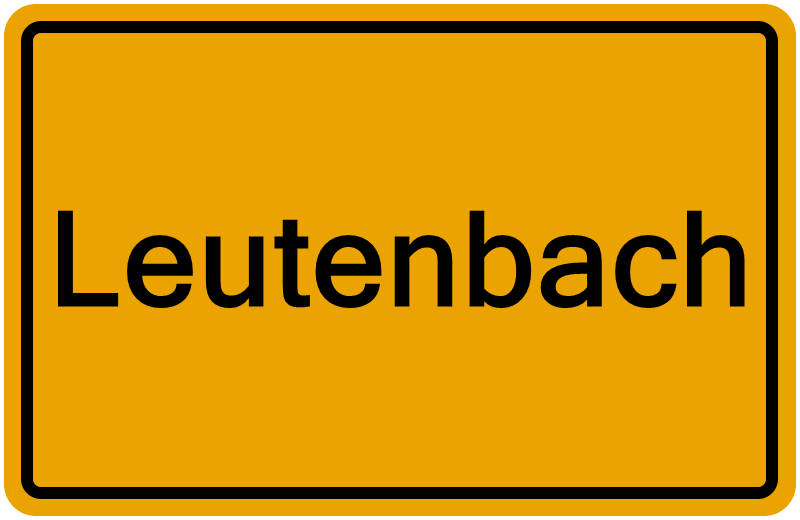 Handelsregisterauszug Leutenbach
