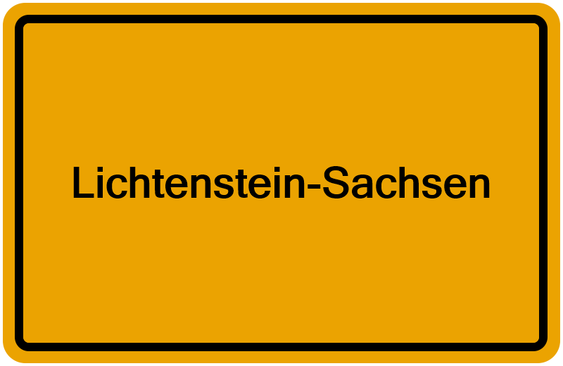 Handelsregisterauszug Lichtenstein-Sachsen