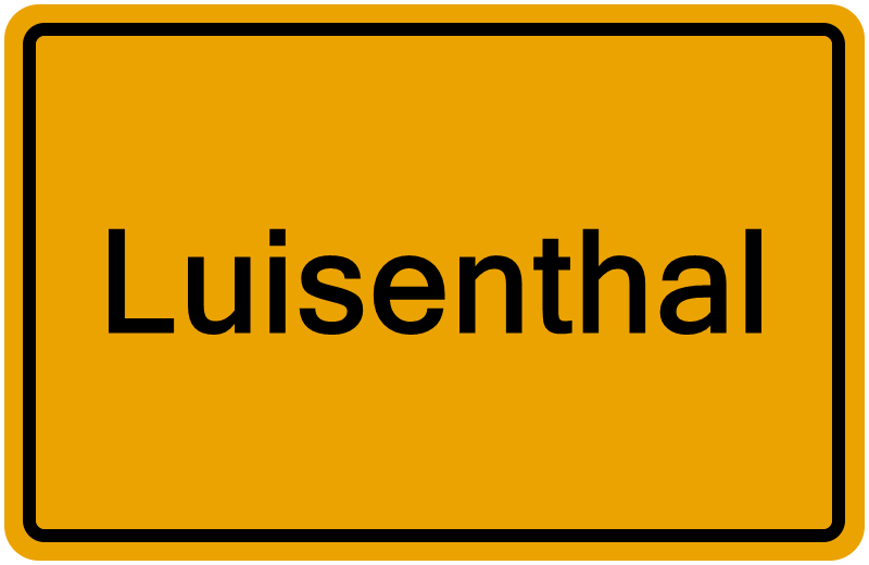 Handelsregisterauszug Luisenthal