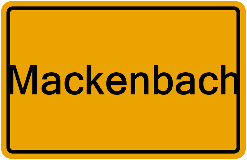 Handelsregisterauszug Mackenbach