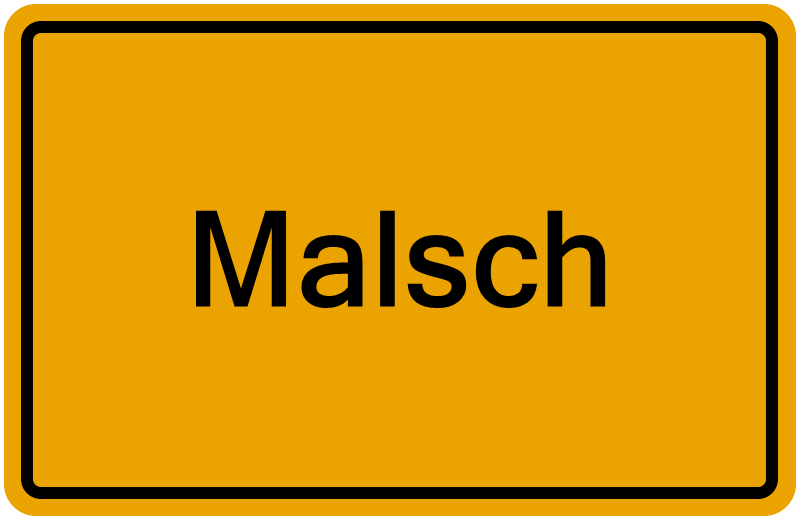Handelsregisterauszug Malsch