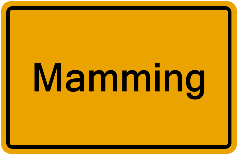 Handelsregisterauszug Mamming
