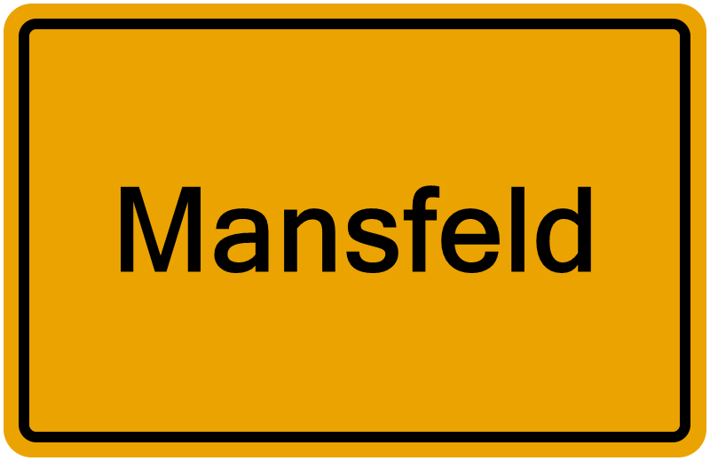 Handelsregisterauszug Mansfeld