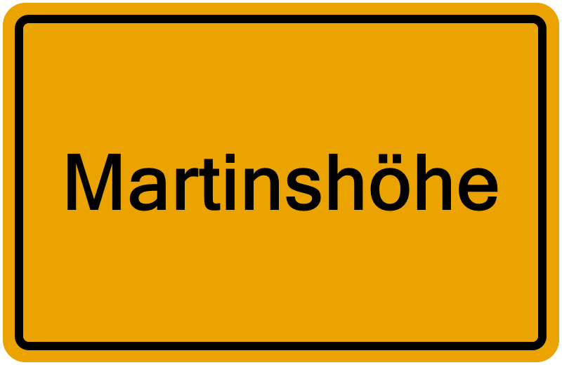 Handelsregisterauszug Martinshöhe