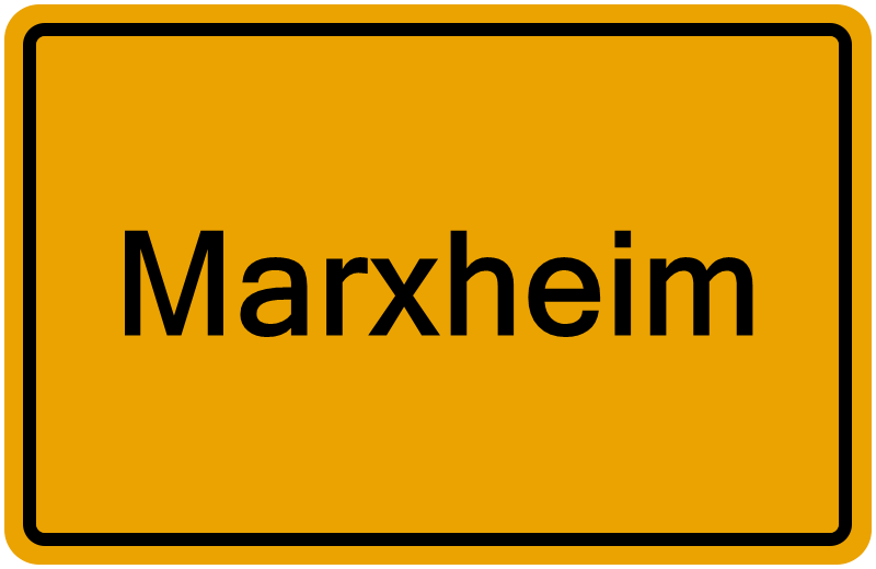 Handelsregisterauszug Marxheim
