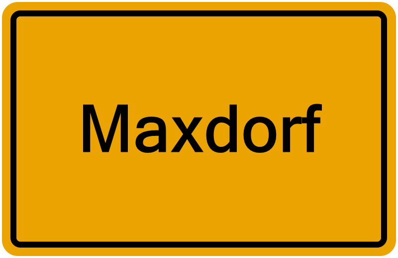 Handelsregisterauszug Maxdorf