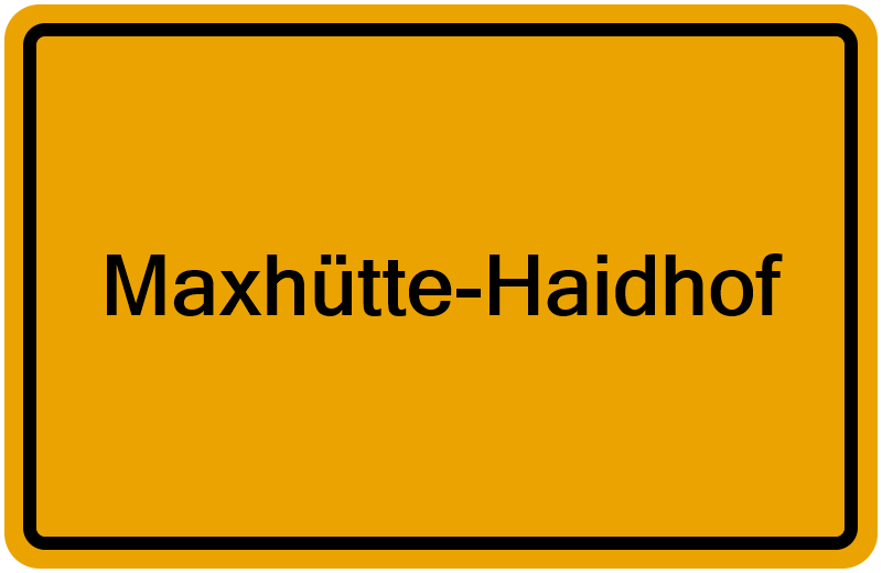 Handelsregisterauszug Maxhütte-Haidhof
