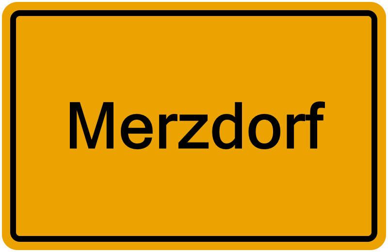 Handelsregisterauszug Merzdorf