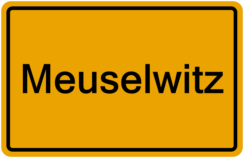 Handelsregisterauszug Meuselwitz