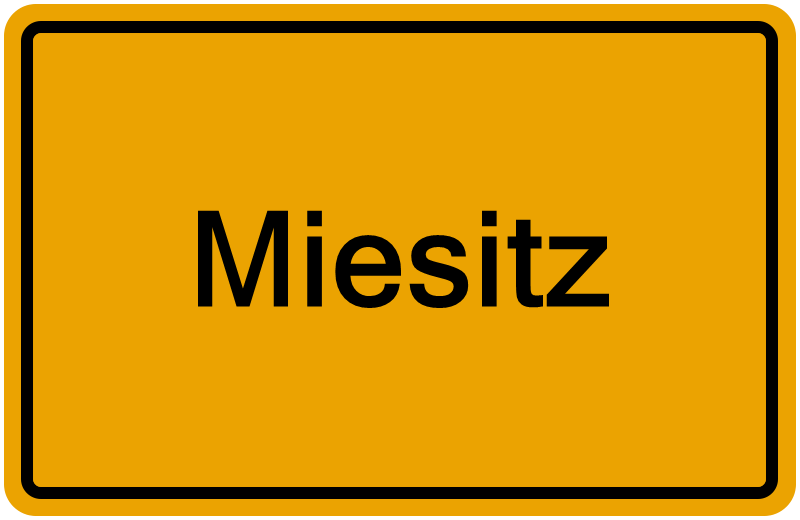 Handelsregisterauszug Miesitz