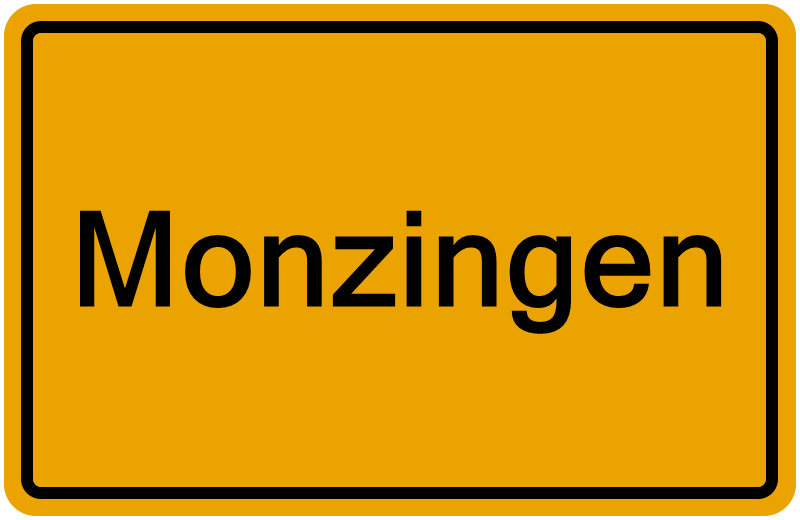 Handelsregisterauszug Monzingen