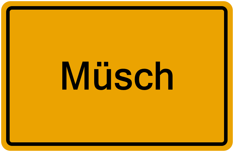 Handelsregisterauszug Müsch