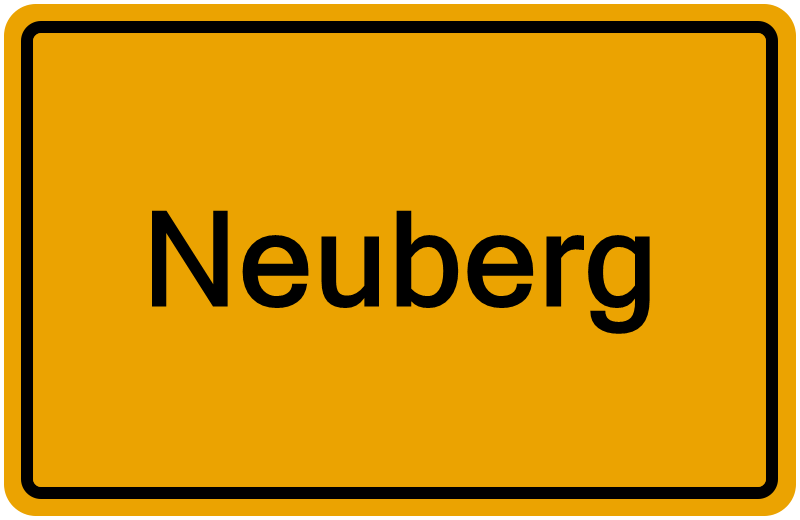 Handelsregisterauszug Neuberg