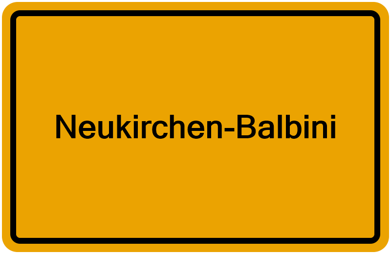 Handelsregisterauszug Neukirchen-Balbini