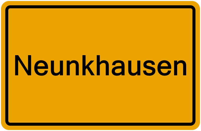 Handelsregisterauszug Neunkhausen