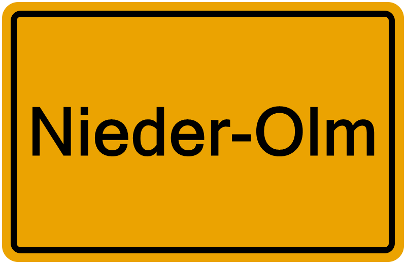 Handelsregisterauszug Nieder-Olm