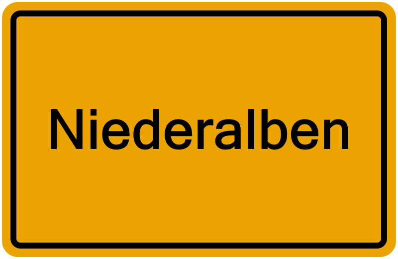 Handelsregisterauszug Niederalben