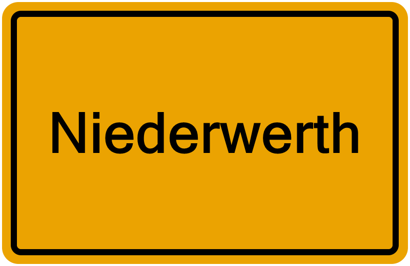 Handelsregisterauszug Niederwerth