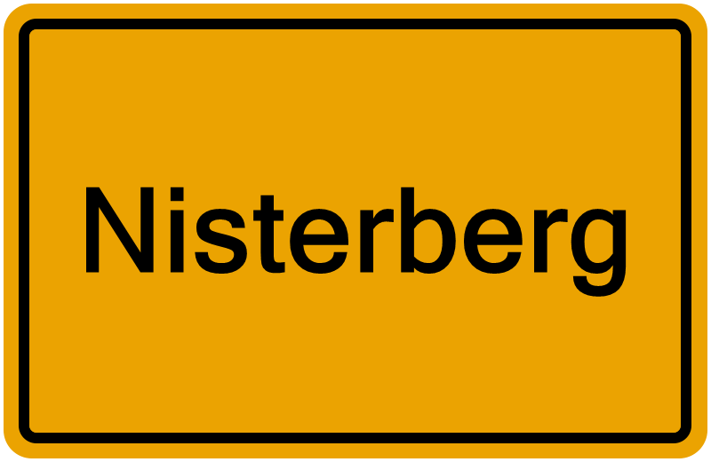 Handelsregisterauszug Nisterberg