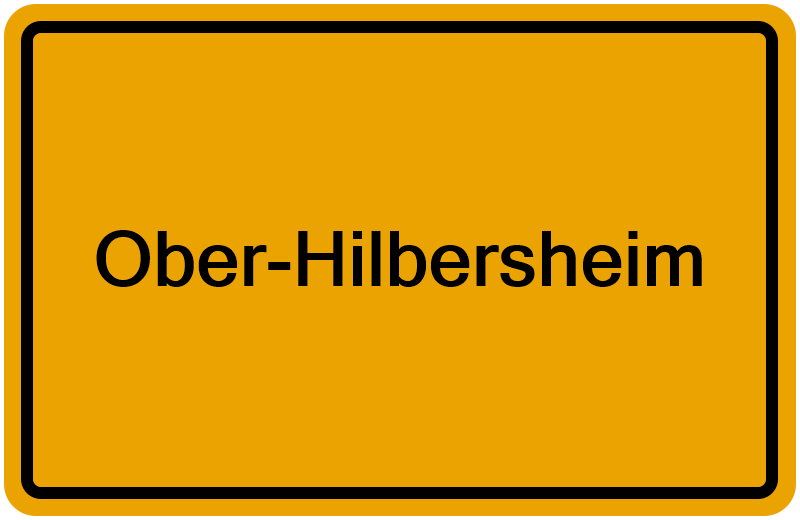 Handelsregisterauszug Ober-Hilbersheim