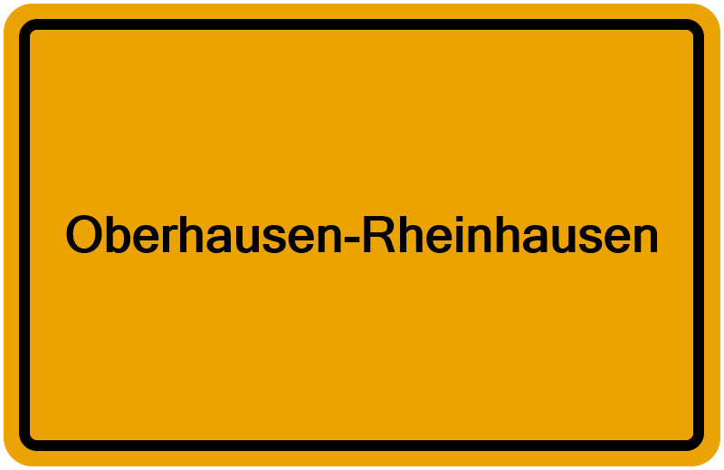 Handelsregisterauszug Oberhausen-Rheinhausen