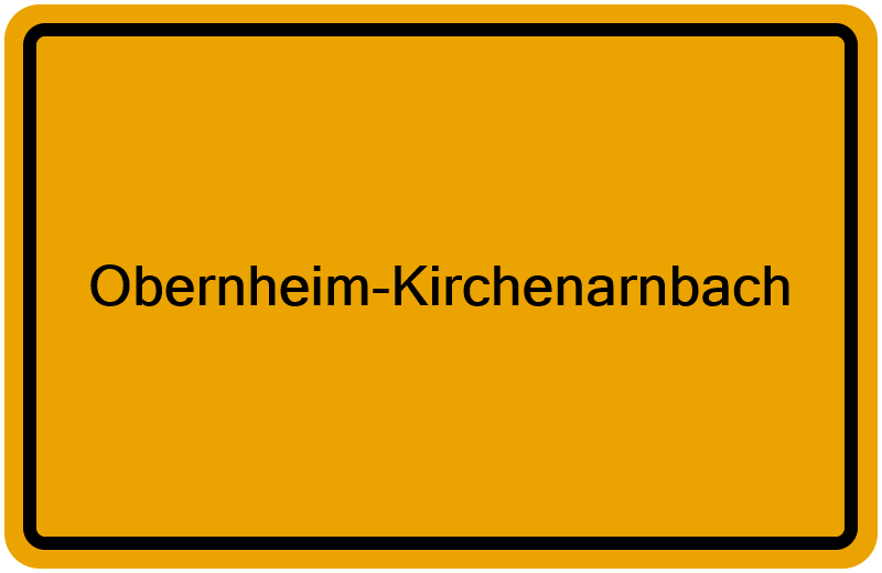Handelsregisterauszug Obernheim-Kirchenarnbach