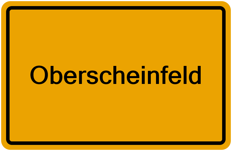 Handelsregisterauszug Oberscheinfeld