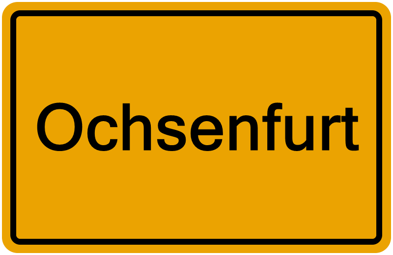 Handelsregisterauszug Ochsenfurt