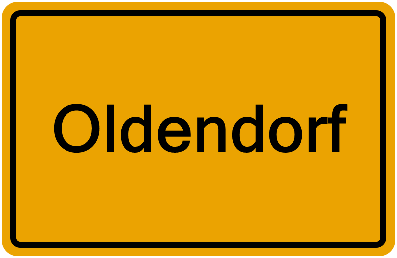 Handelsregisterauszug Oldendorf