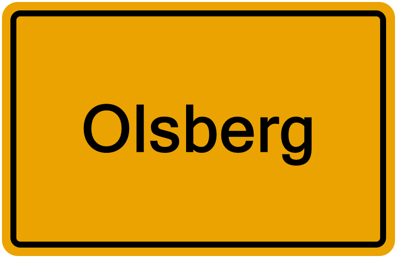 Handelsregisterauszug Olsberg