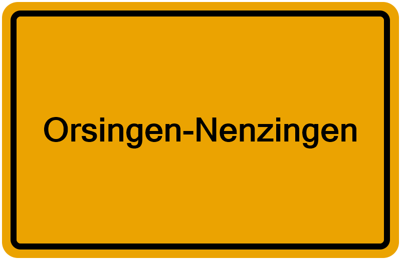 Handelsregisterauszug Orsingen-Nenzingen