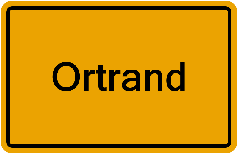 Handelsregisterauszug Ortrand