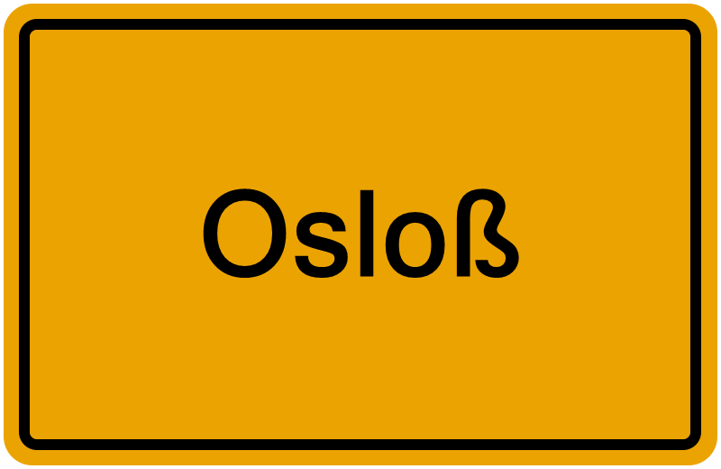Handelsregisterauszug Osloß