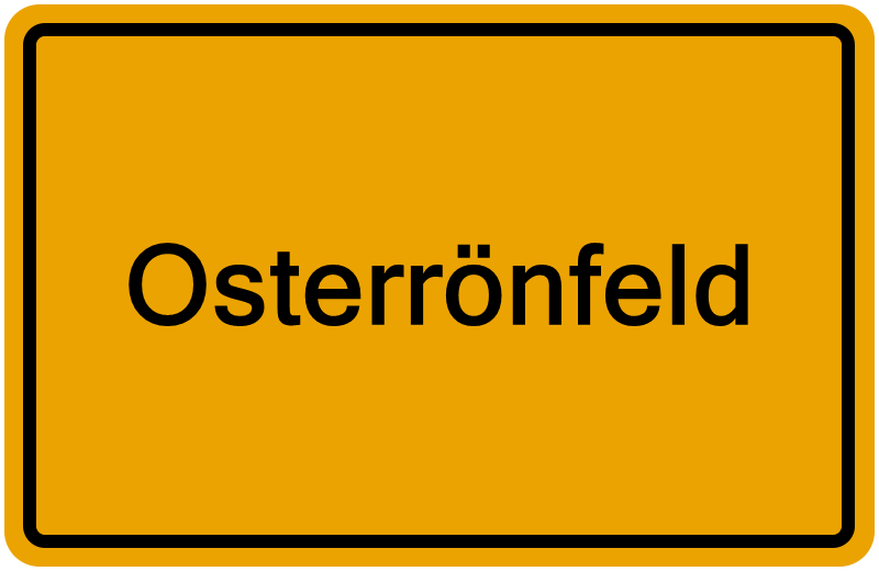 Handelsregisterauszug Osterrönfeld