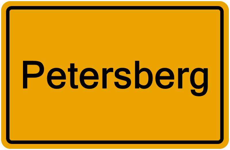 Handelsregisterauszug Petersberg