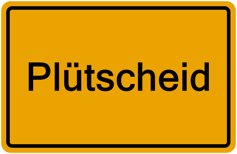 Handelsregisterauszug Plütscheid