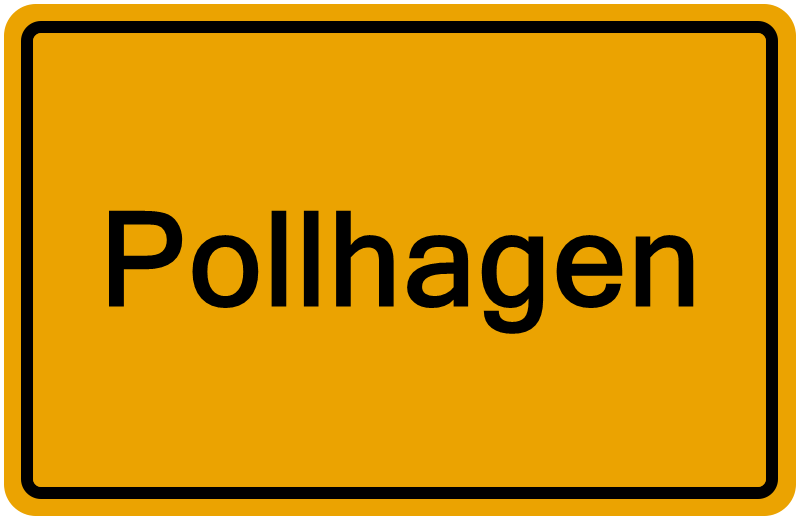 Handelsregisterauszug Pollhagen