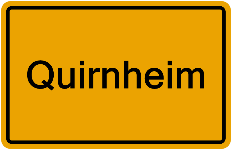 Handelsregisterauszug Quirnheim