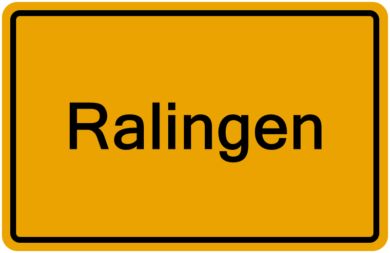 Handelsregisterauszug Ralingen