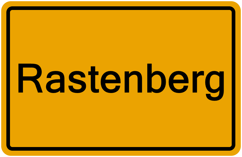Handelsregisterauszug Rastenberg