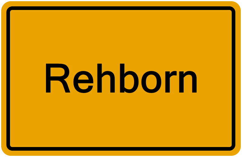 Handelsregisterauszug Rehborn