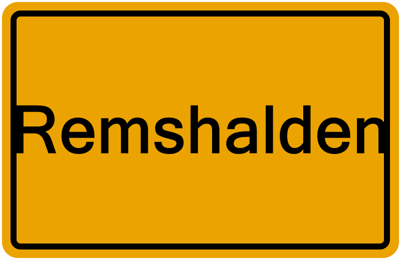 Handelsregisterauszug Remshalden