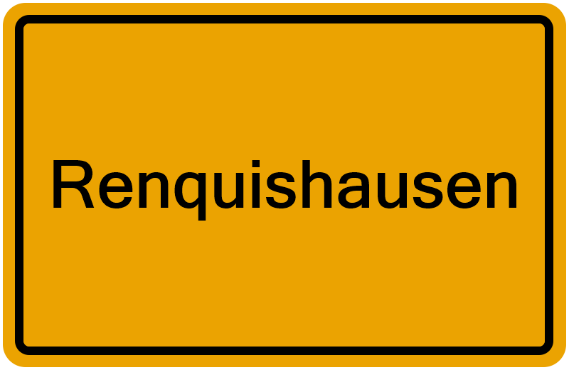 Handelsregisterauszug Renquishausen