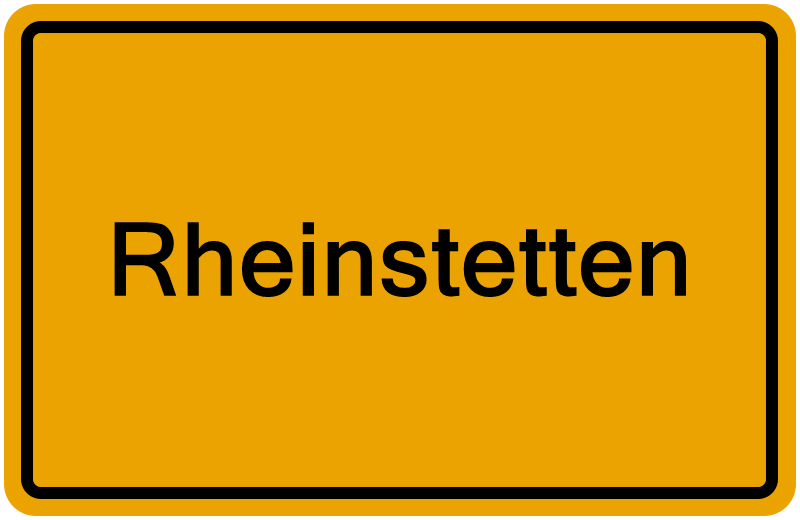 Handelsregisterauszug Rheinstetten