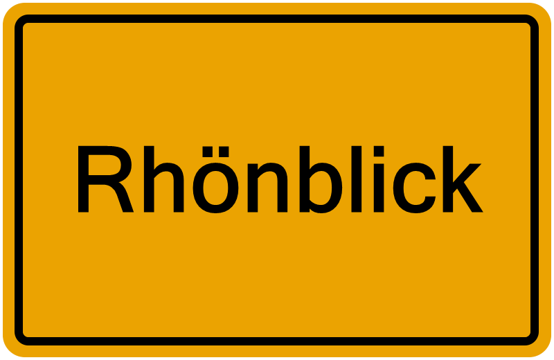 Handelsregisterauszug Rhönblick