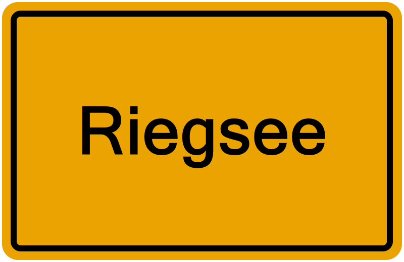 Handelsregisterauszug Riegsee