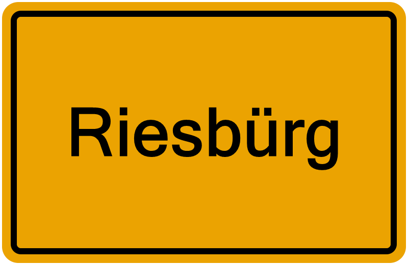 Handelsregisterauszug Riesbürg