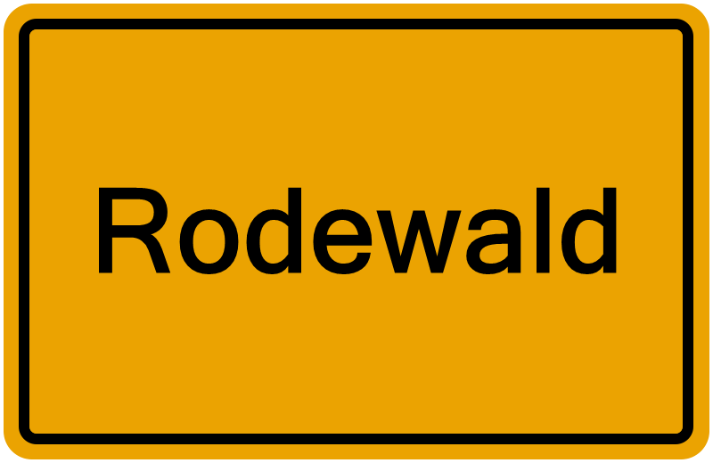 Handelsregisterauszug Rodewald