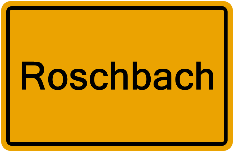 Handelsregisterauszug Roschbach