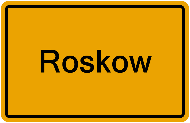 Handelsregisterauszug Roskow